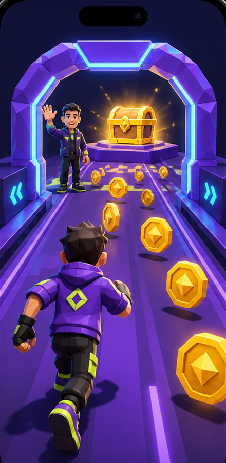 Анимированный игровой маршрут PlayForm